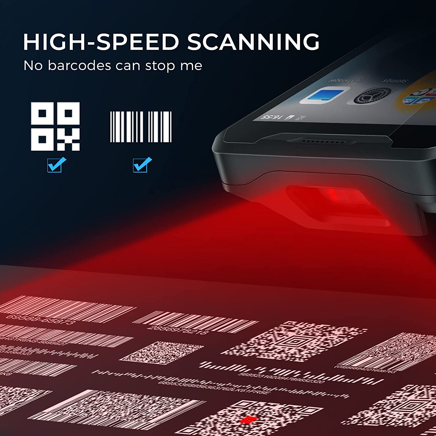 Barcode Scanner Wireless - Terminale Dati Mobile Android 9 4G