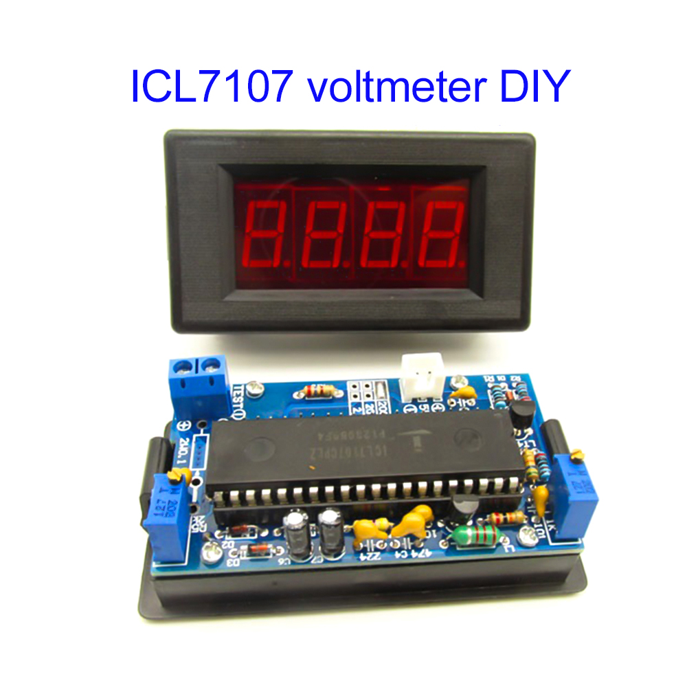 Diy Electronics Gadgets - Kit Fai-da-Te ICL7107 per Voltmetro, Modulo