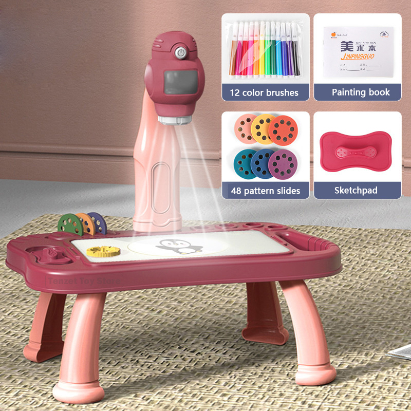 Digital Drawing Tablet - Proiettore intelligente Set da tavolo per