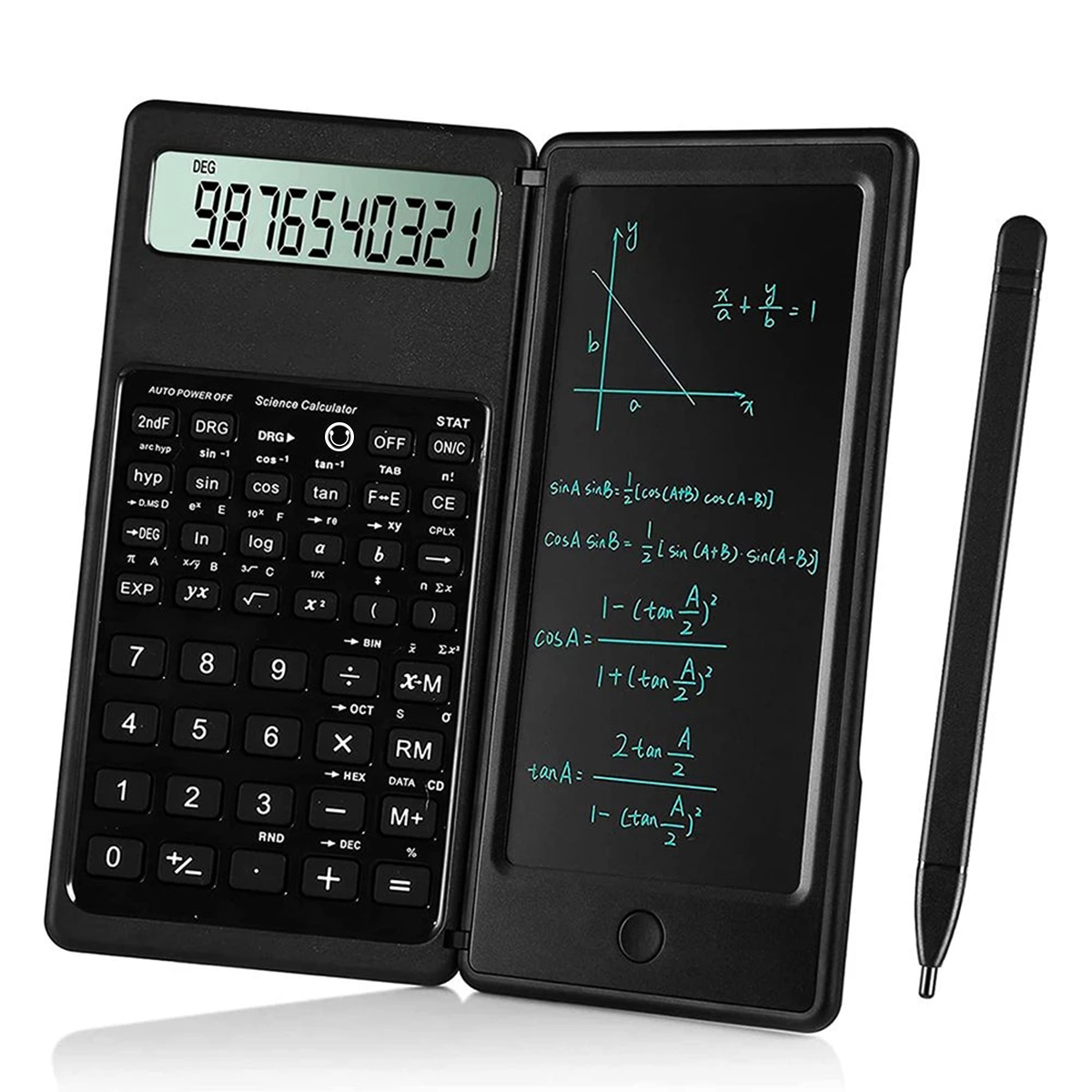 Digital Drawing Tablet - Calcolatrice scientifica pieghevole e tavoletta da