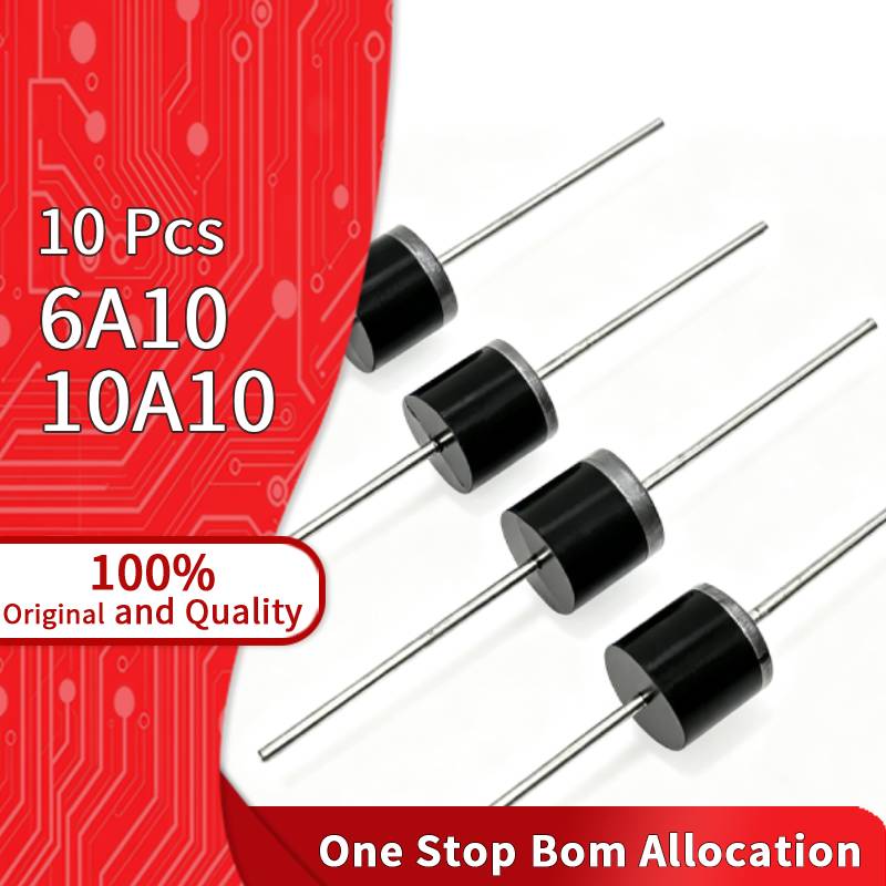 Electronics Gadgets And Accessories - 10 Pezzi Diodo Raddrizzatore 6A10 10A10