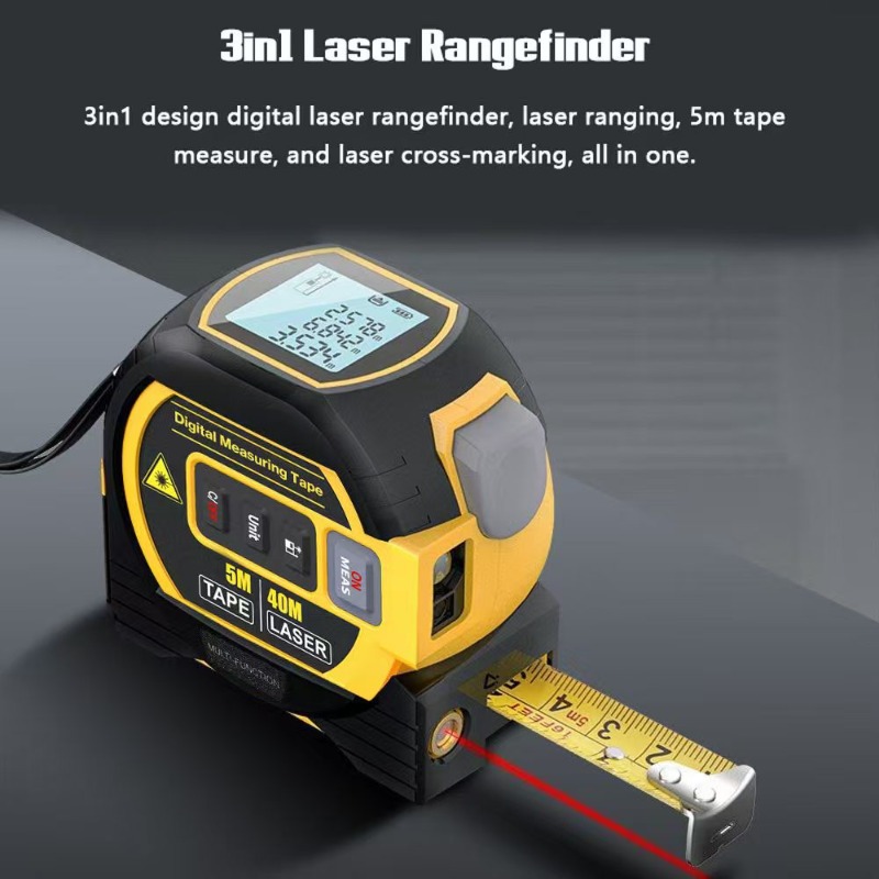 Laser Distance Measure - Misuratore Laser 3 in 1 con
