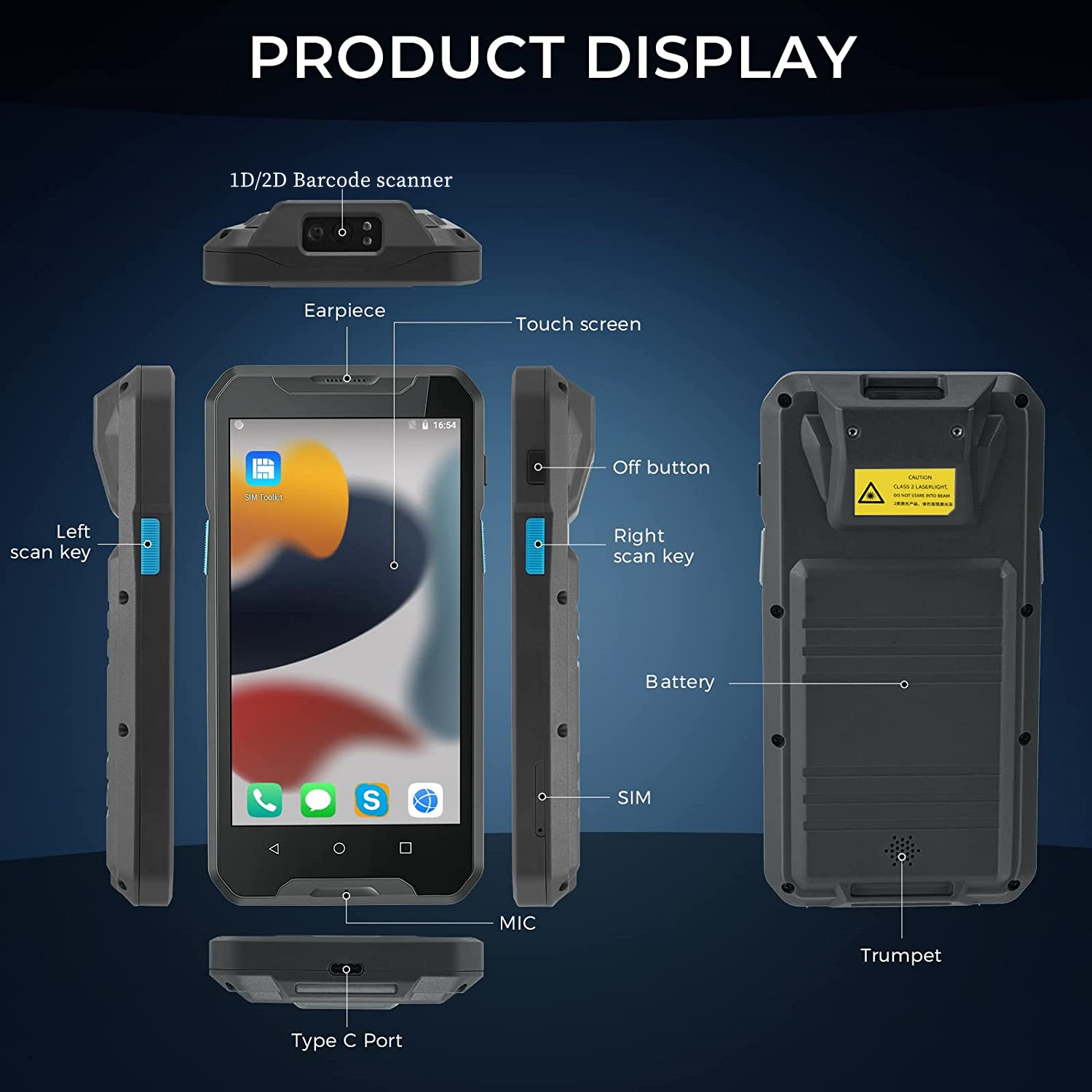 Terminale Dati Mobile Android  - Barcode Scanner Wireless recensione e prezzo