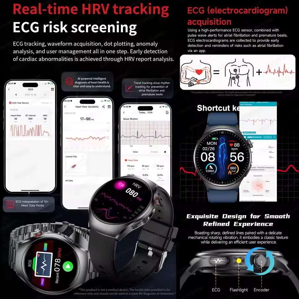 Nuovo Smartwatch ECG Preciso c - Laser Distance Measure recensione e prezzo