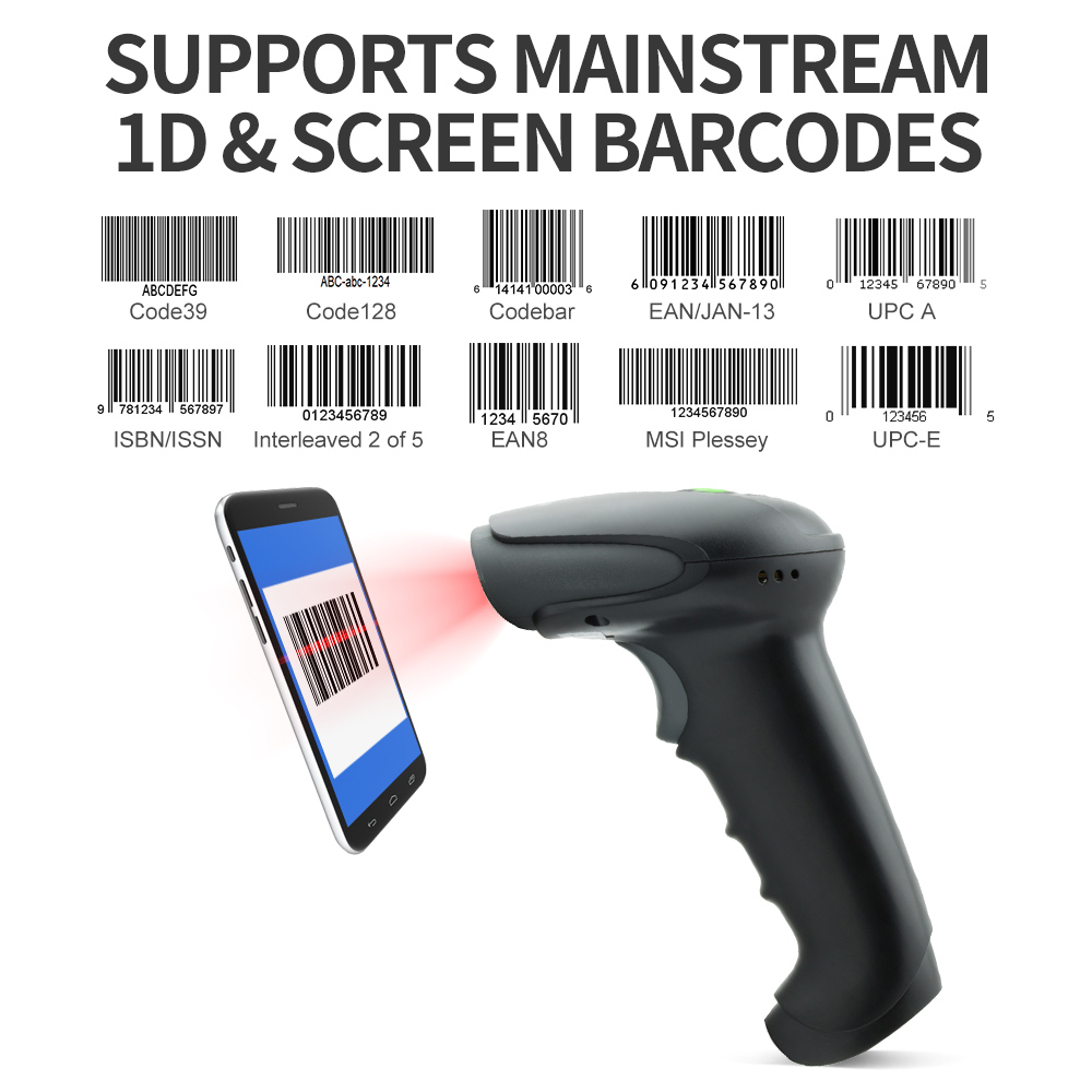 GTCODESTAR Scanner di codici a - Barcode Scanner Wireless recensione e prezzo
