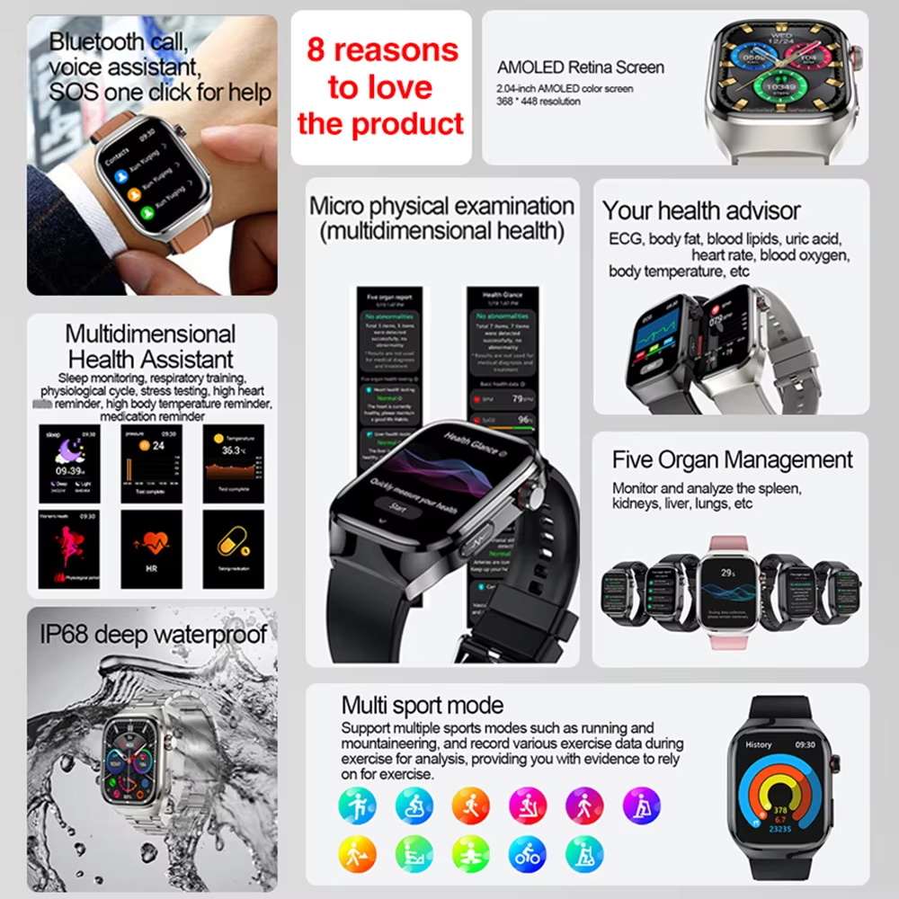 2026 Nuovo Smartwatch per Uomo - Laser Distance Measure recensione e prezzo