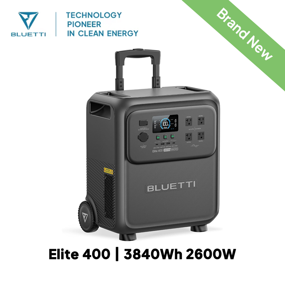BLUETTI Elite 400 2600W 3840Wh - Solar Powered Charger recensione e prezzo