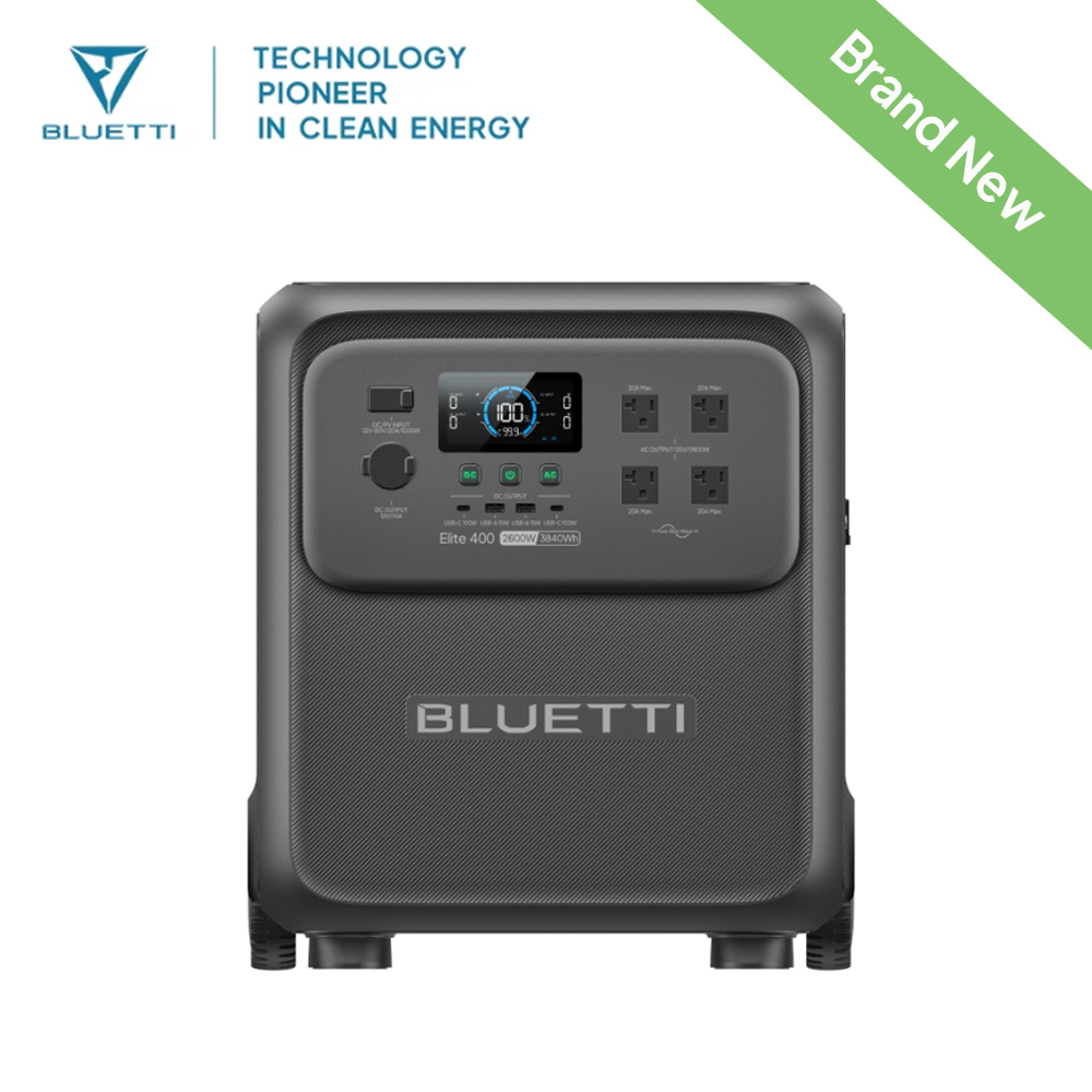 BLUETTI Elite 400 2600W 3840Wh - Solar Powered Charger recensione e prezzo