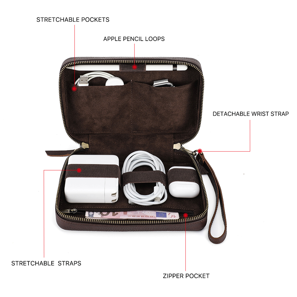 Custodia Portatile in Vera Pel - Electronics Gadgets And Accessories recensione e prezzo