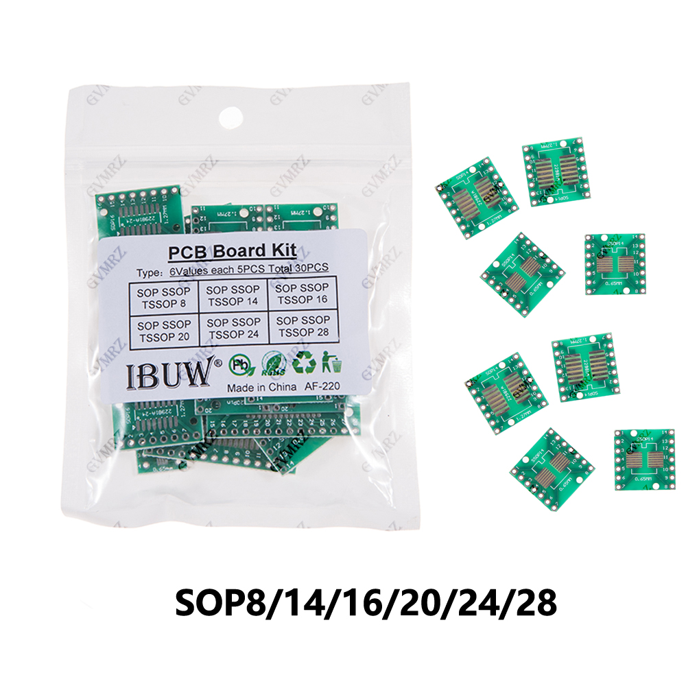 Kit Adattatore PCB 30 Pezzi 6  - Diy Electronics Gadgets recensione e prezzo